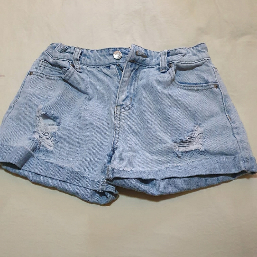 FOREVER 21  girls shorts blue size 11-12